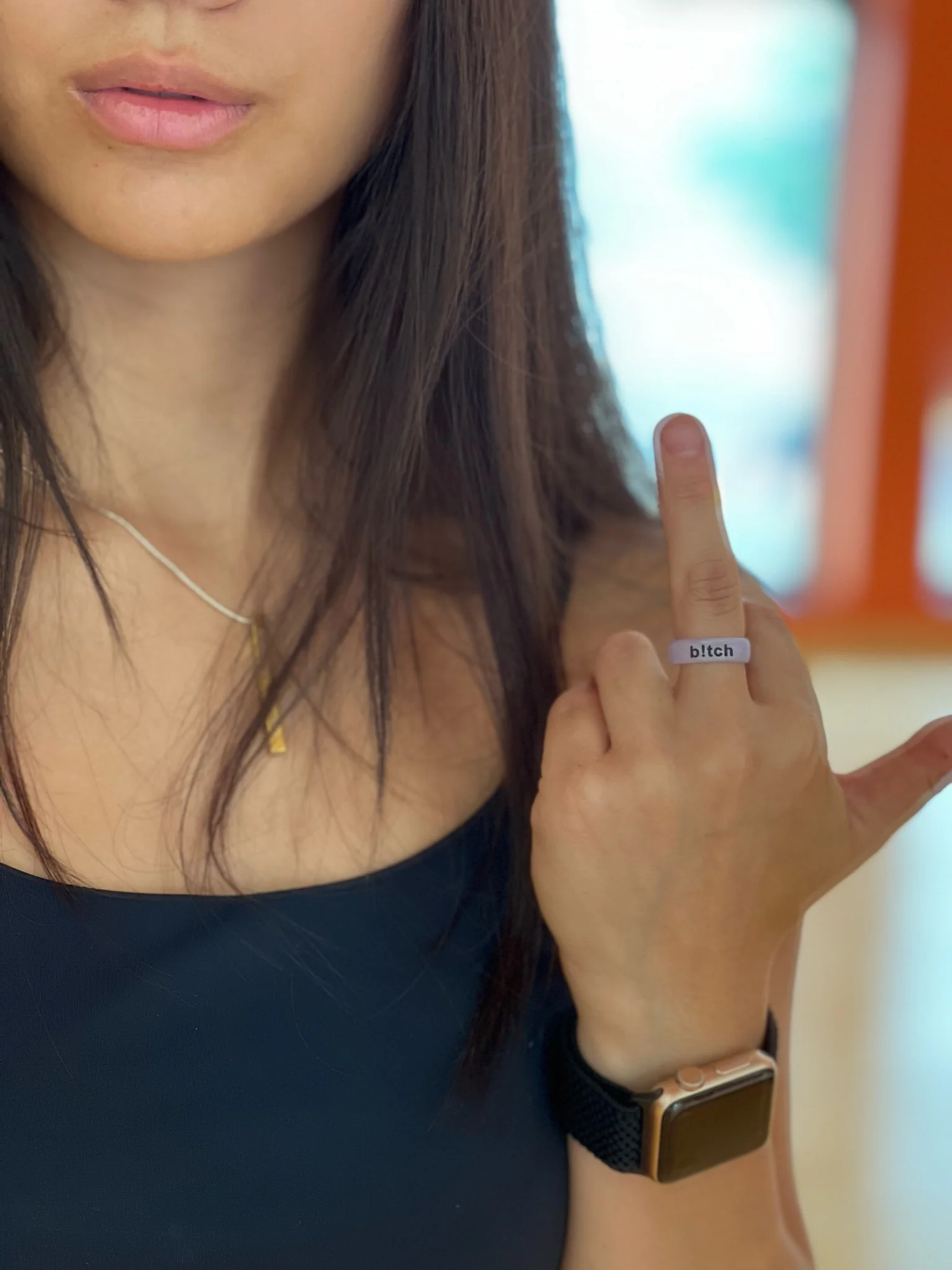 Flip Reversible b!tch / legend ring - Image 17