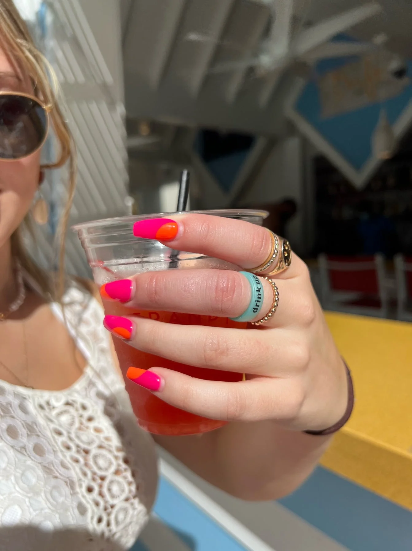 Flip Reversible drink up / hungover turquoise Rings - Image 26