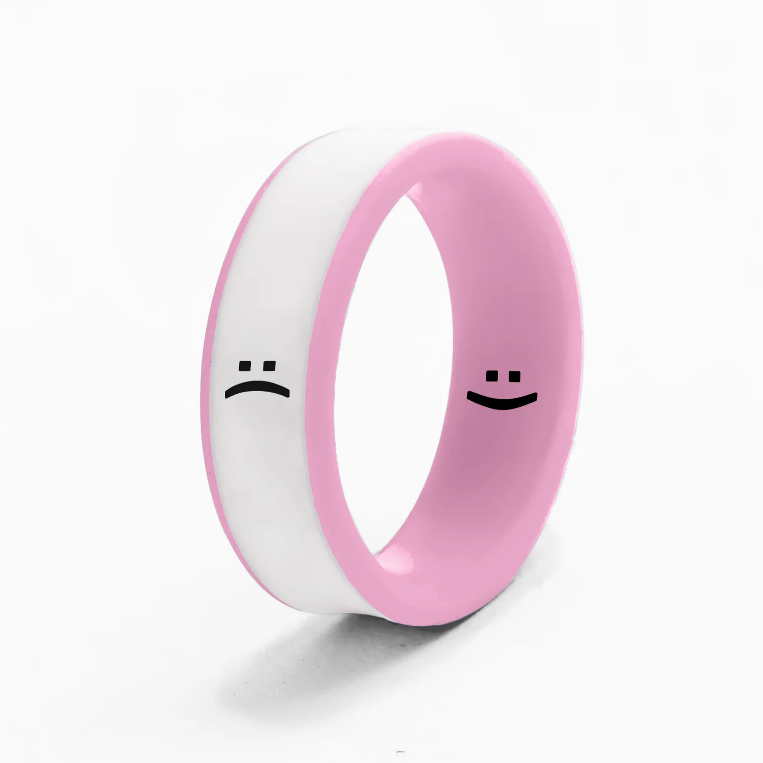 Flip Reversible smile / frown ring bubble gum - Image 2